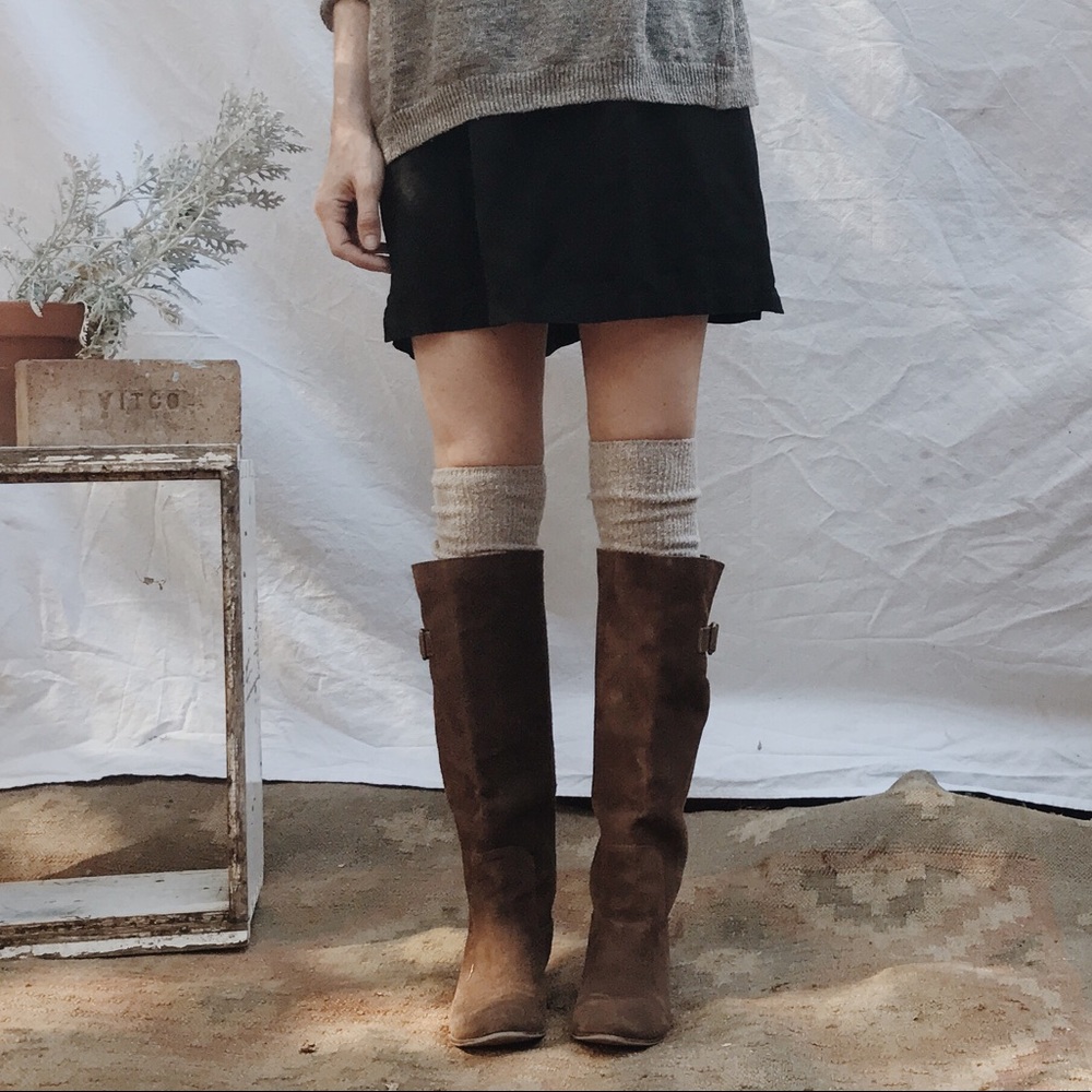 Steve Madden Suede Riding Boots